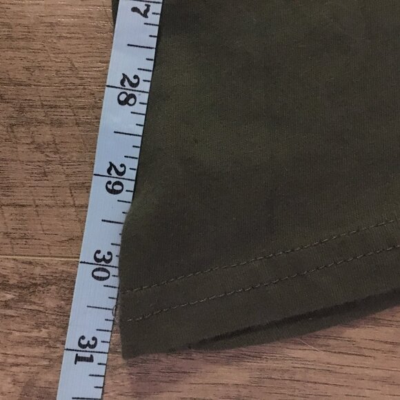 NWOT 100% Elfcore Organic Cotton Mossy Green Asymmetrical Tree Skirt - Picture 15 of 16